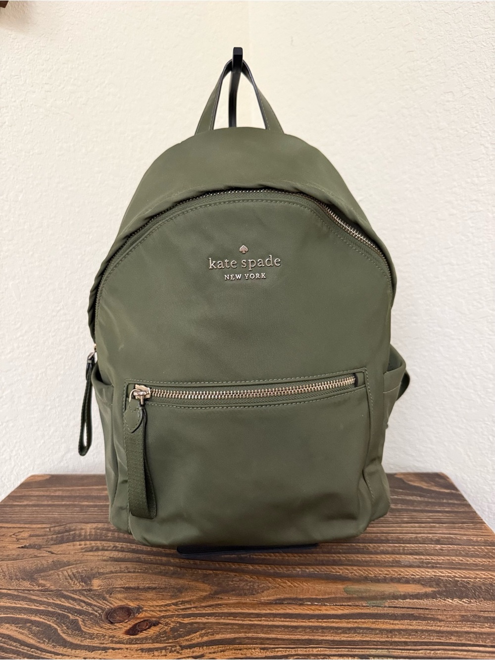 Kate Spade New York Watson Lane Hartley Nylon Backpack | Olive Green